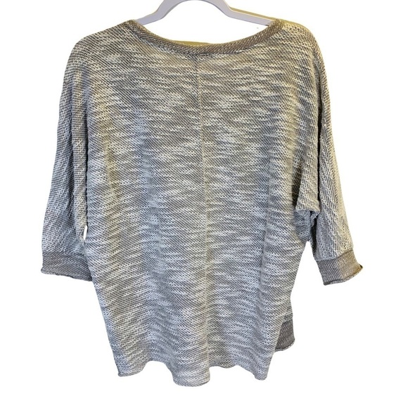 Kut from the Kloth Oversized Neutral Woven Sweater, Size M - Picture 2 of 5